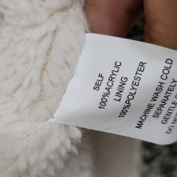 Cavalini Sweater Vest hoodie Super Cozy Zipper and button closure size M Winter - Picture 8 of 12